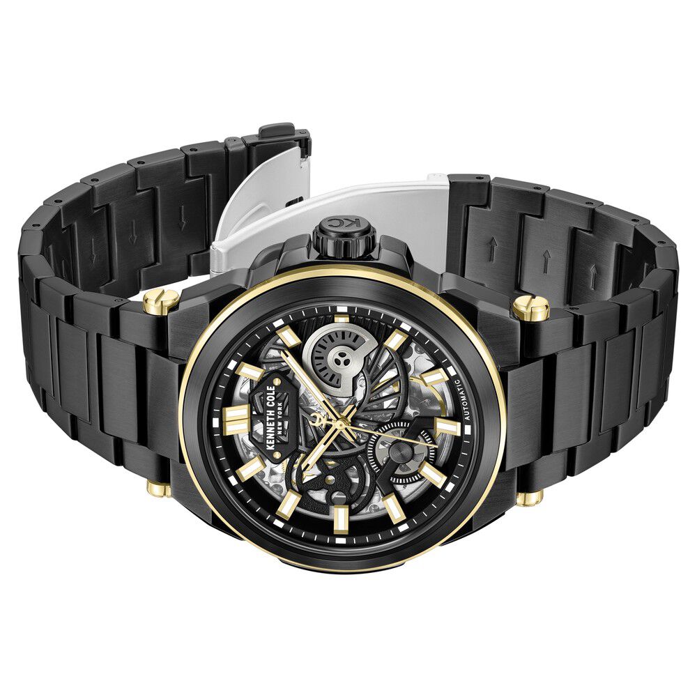 Kenneth Cole Black Dial Black Stainless Steel Strap Men's Watch KCWGY0065606MNW - view 2