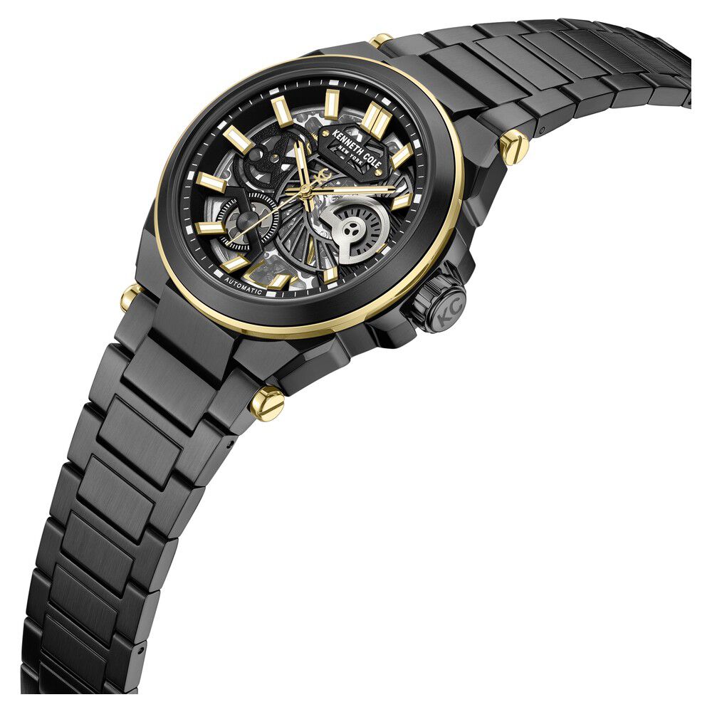 Kenneth Cole Black Dial Black Stainless Steel Strap Men's Watch KCWGY0065606MNW - view 3