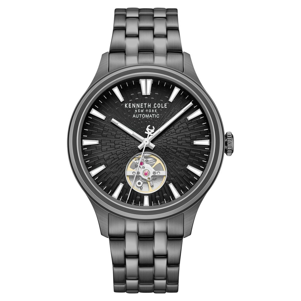 Kenneth Cole Black Dial Grey Stainless Steel Strap Men's Watch KCWGY0098006MNW - view 1