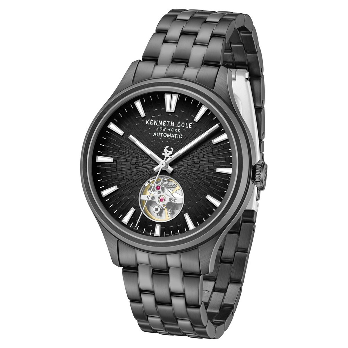 Kenneth Cole Black Dial Grey Stainless Steel Strap Men's Watch KCWGY0098006MNW - view 2