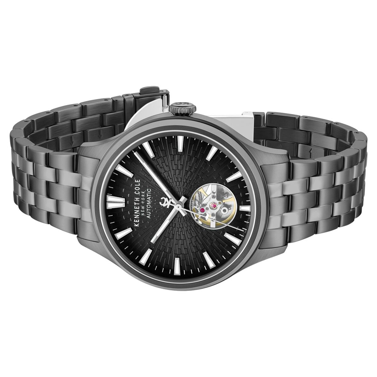 Kenneth Cole Black Dial Grey Stainless Steel Strap Men's Watch KCWGY0098006MNW - view 3