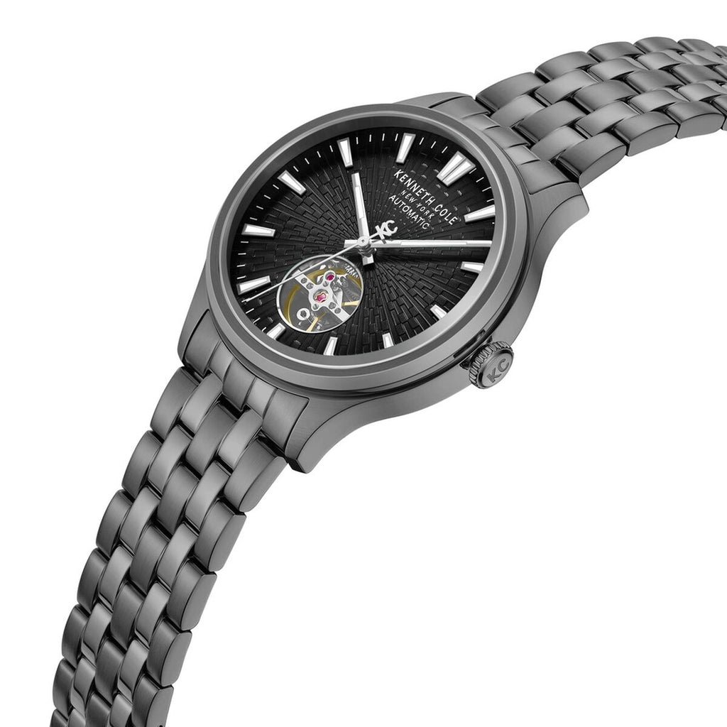 Kenneth Cole Black Dial Grey Stainless Steel Strap Men's Watch KCWGY0098006MNW - view 4