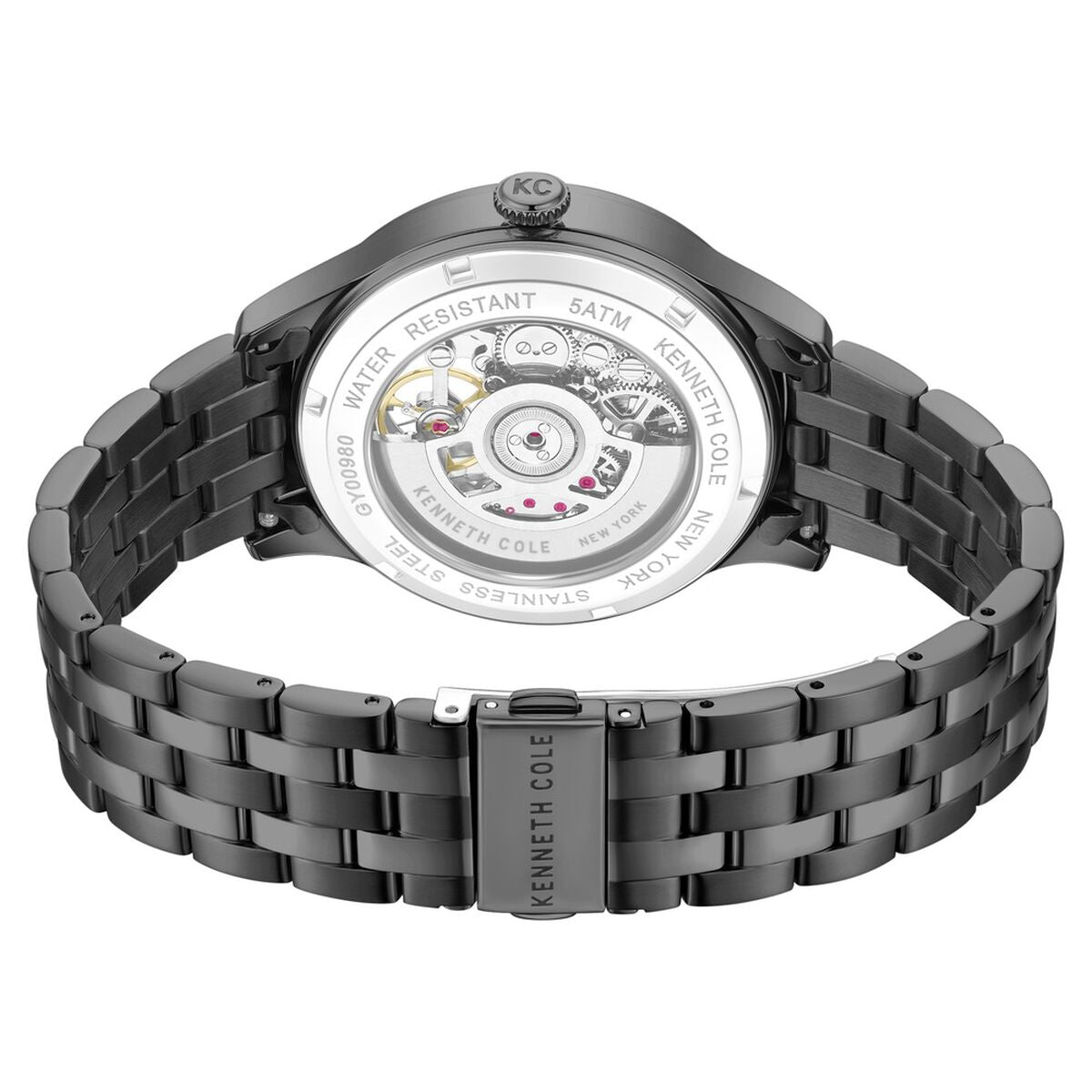 Kenneth Cole Black Dial Grey Stainless Steel Strap Men's Watch KCWGY0098006MNW - view 5