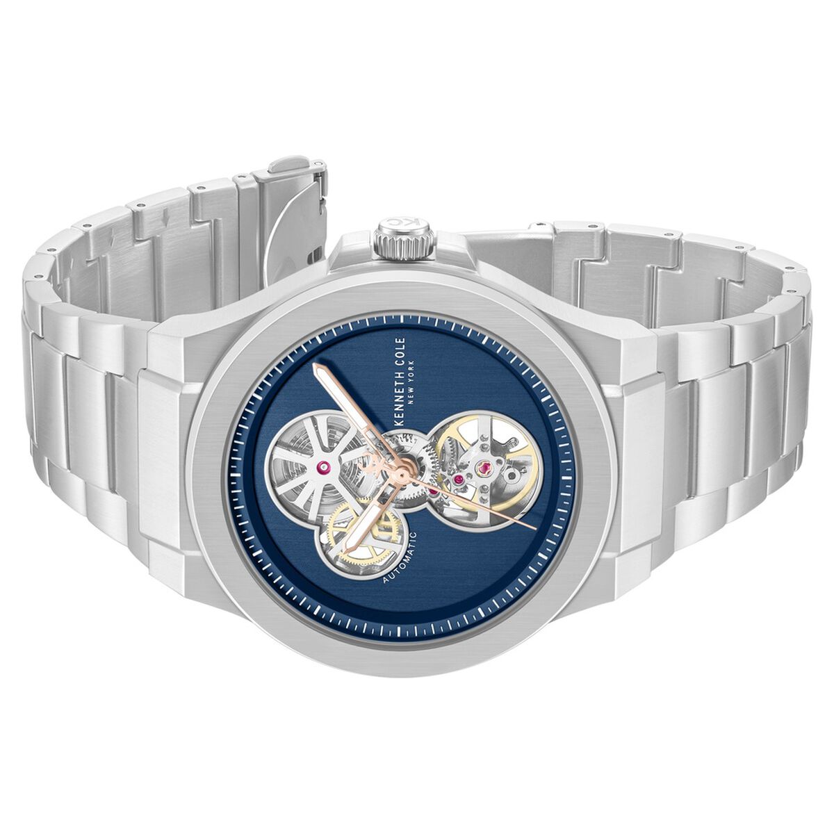 Kenneth Cole Blue Dial Silver Stainless Steel Strap Men's Watch KCWGY0098804MNW - view 3
