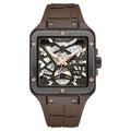 Kenneth Cole Brown Dial Brown Silicone Strap Men's Watch KCWGZ0065402MN - view 1