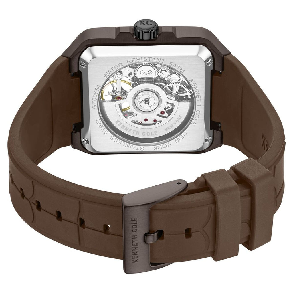 Kenneth Cole Brown Dial Brown Silicone Strap Men's Watch KCWGZ0065402MN - view 5