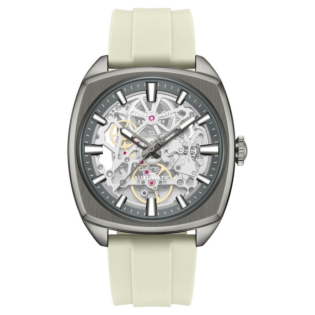 Kenneth Cole Grey Dial Orange Silicone Strap Men's Watch KCWGZ0099205MNW - view 1