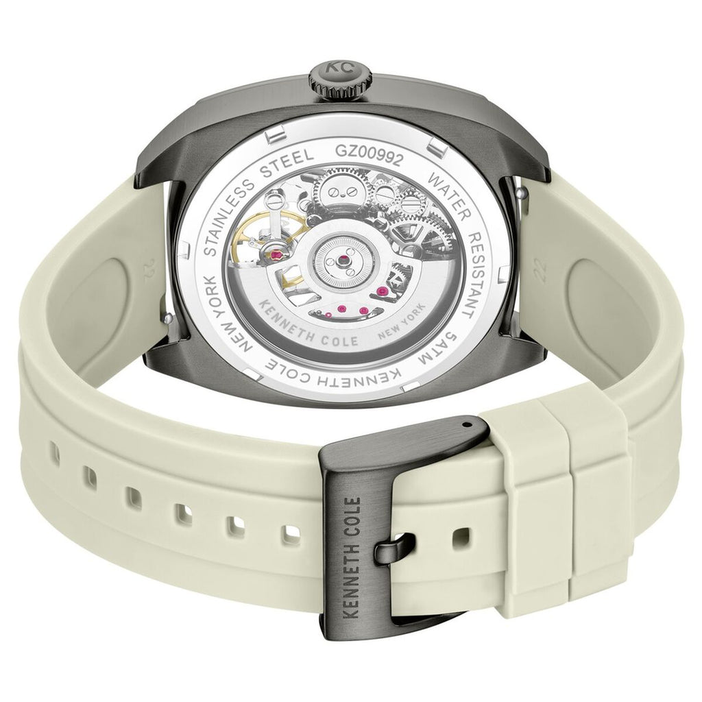 Kenneth Cole Grey Dial Orange Silicone Strap Men's Watch KCWGZ0099205MNW - view 5