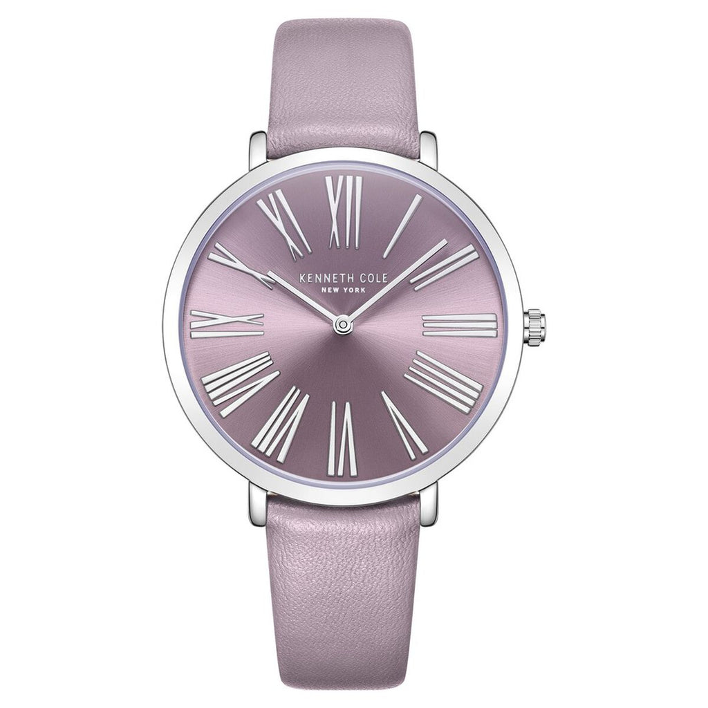 Kenneth Cole Classic Purple Dial Purple Leather Strap Women's Watch KCWLA0027302LD - view 1