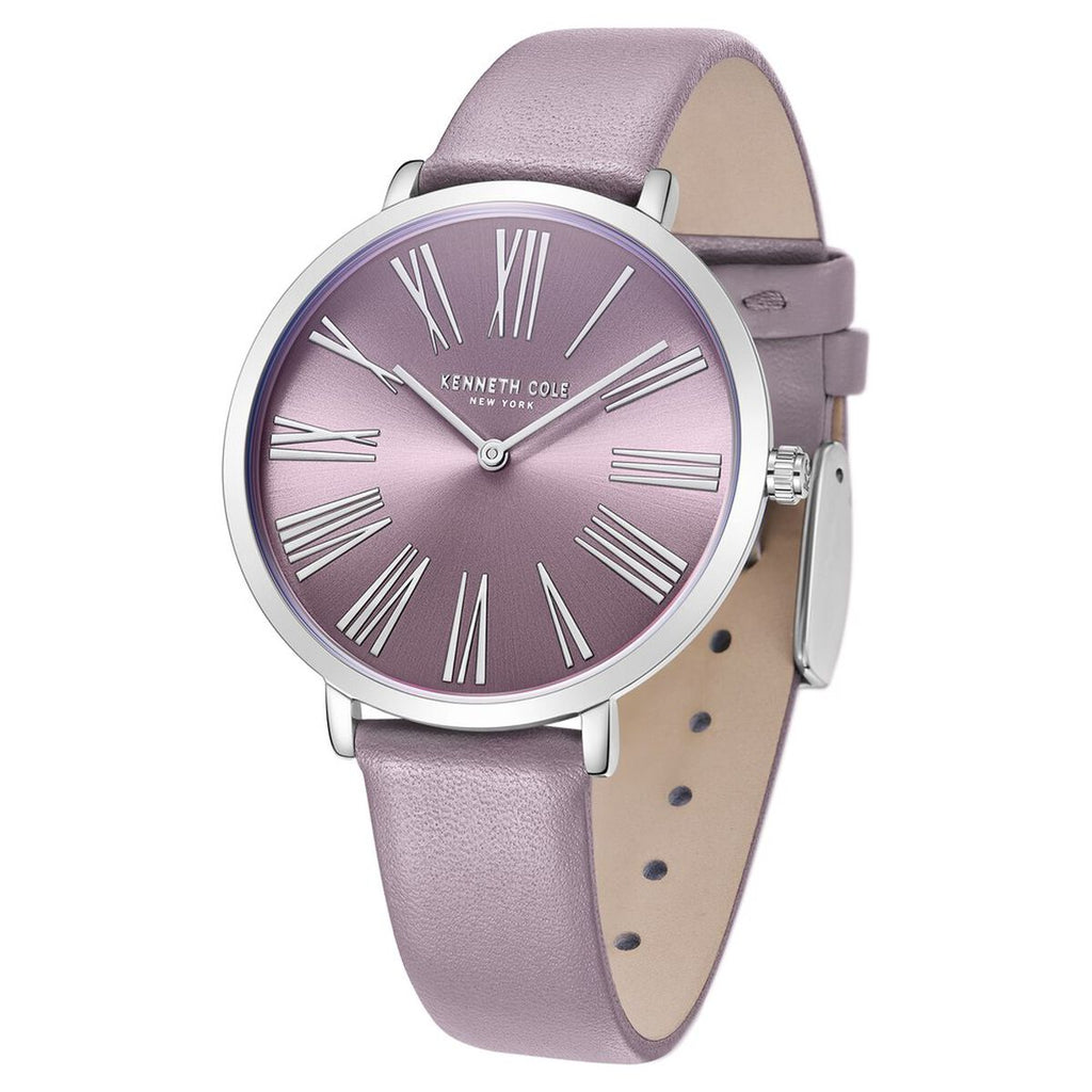 Kenneth Cole Classic Purple Dial Purple Leather Strap Women's Watch KCWLA0027302LD - view 2