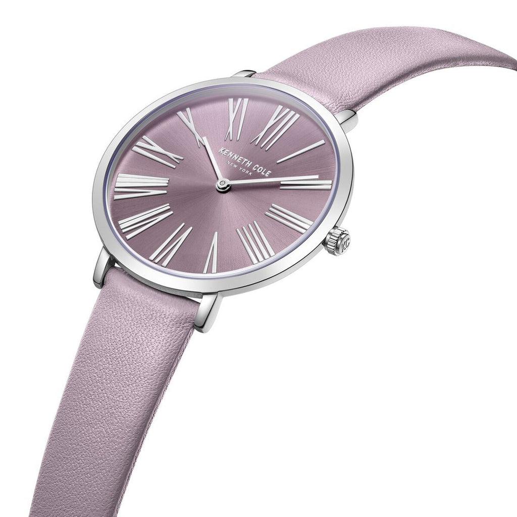 Kenneth Cole Classic Purple Dial Purple Leather Strap Women's Watch KCWLA0027302LD - view 4