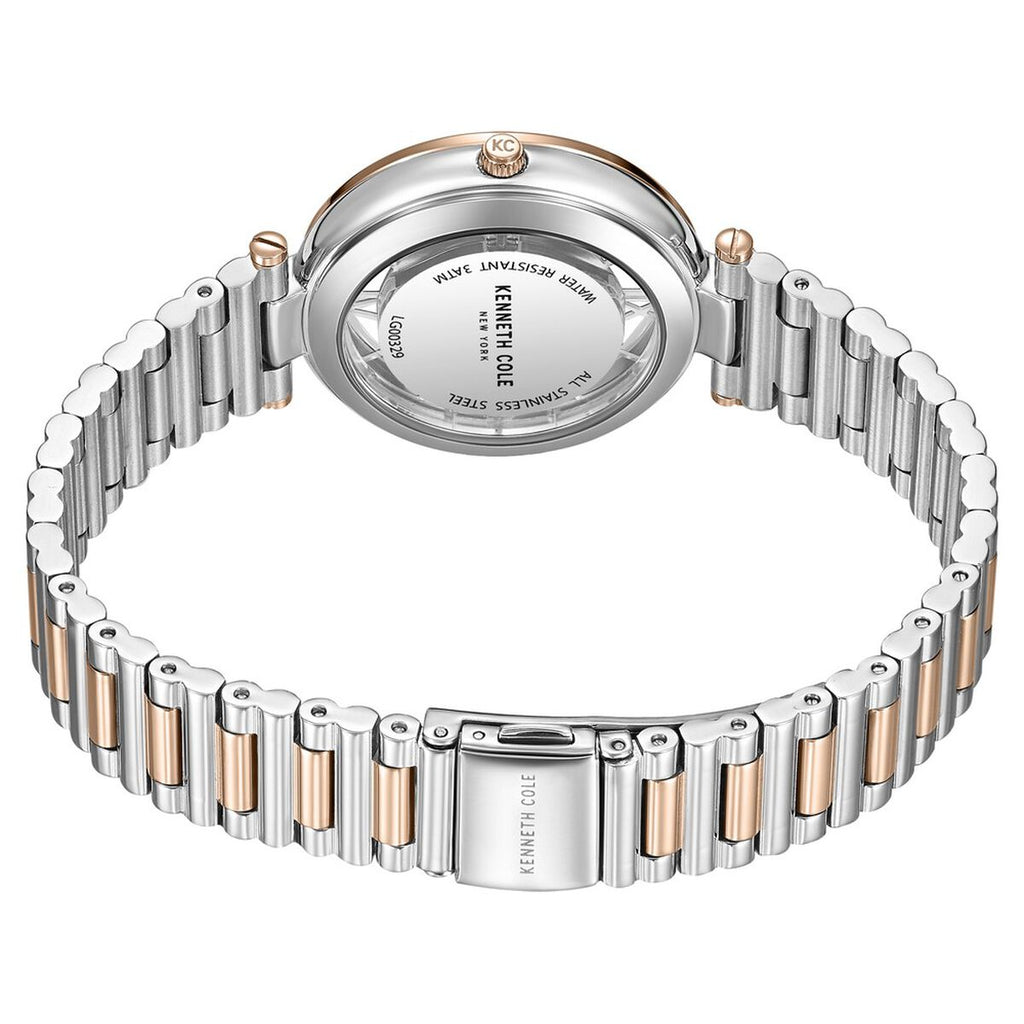 Kenneth Cole Silver Dial Two Tone Stainless Steel Strap Women's Watch KCWLG0032902LD - view 3