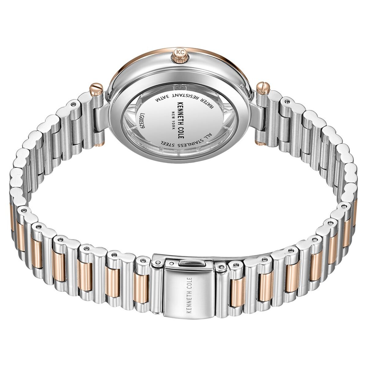 Kenneth Cole Silver Dial Two Tone Stainless Steel Strap Women's Watch KCWLG0032902LD - view 3