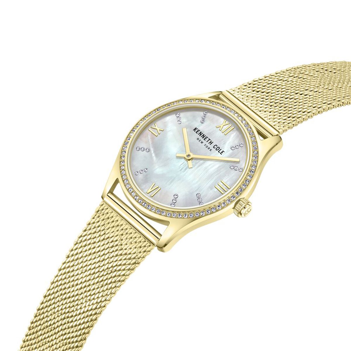 Kenneth Cole Mother of Pearl Dial Golden Stainless Steel Strap Women's Watch KCWLG0048303LD - view 4