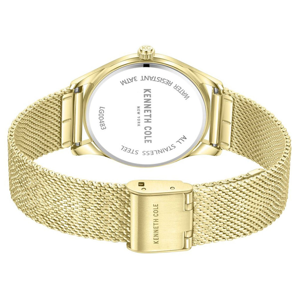 Kenneth Cole Mother of Pearl Dial Golden Stainless Steel Strap Women's Watch KCWLG0048303LD - view 5