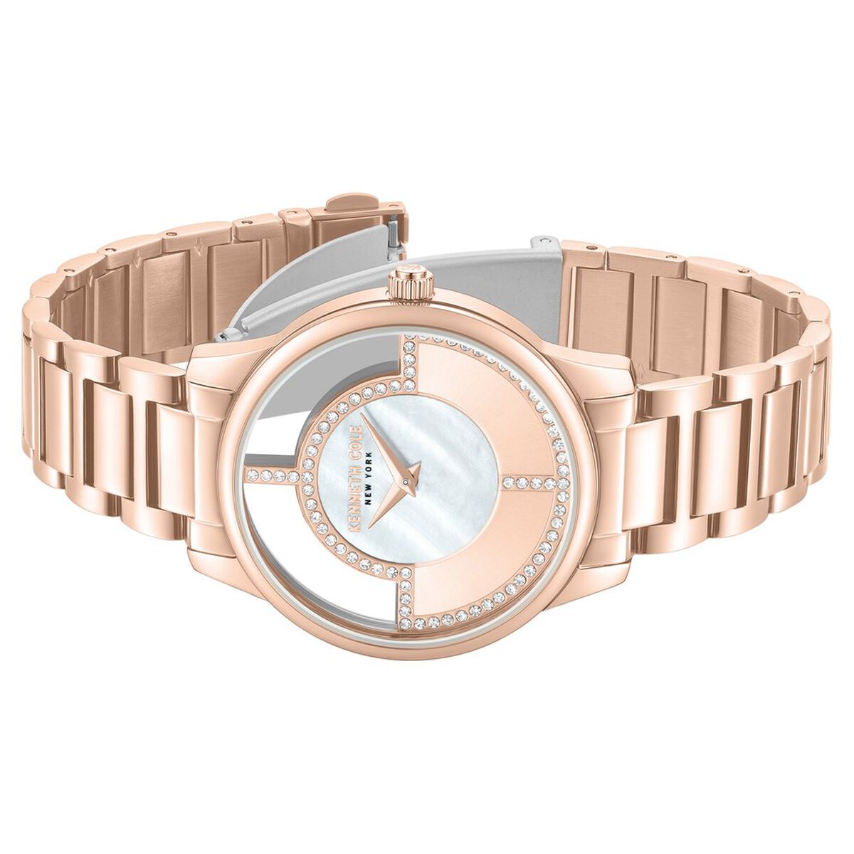 Kenneth Cole Mother of Pearl Dial Rose Gold Stainless Steel Strap Women's Watch KCWLG0061501LD - view 4