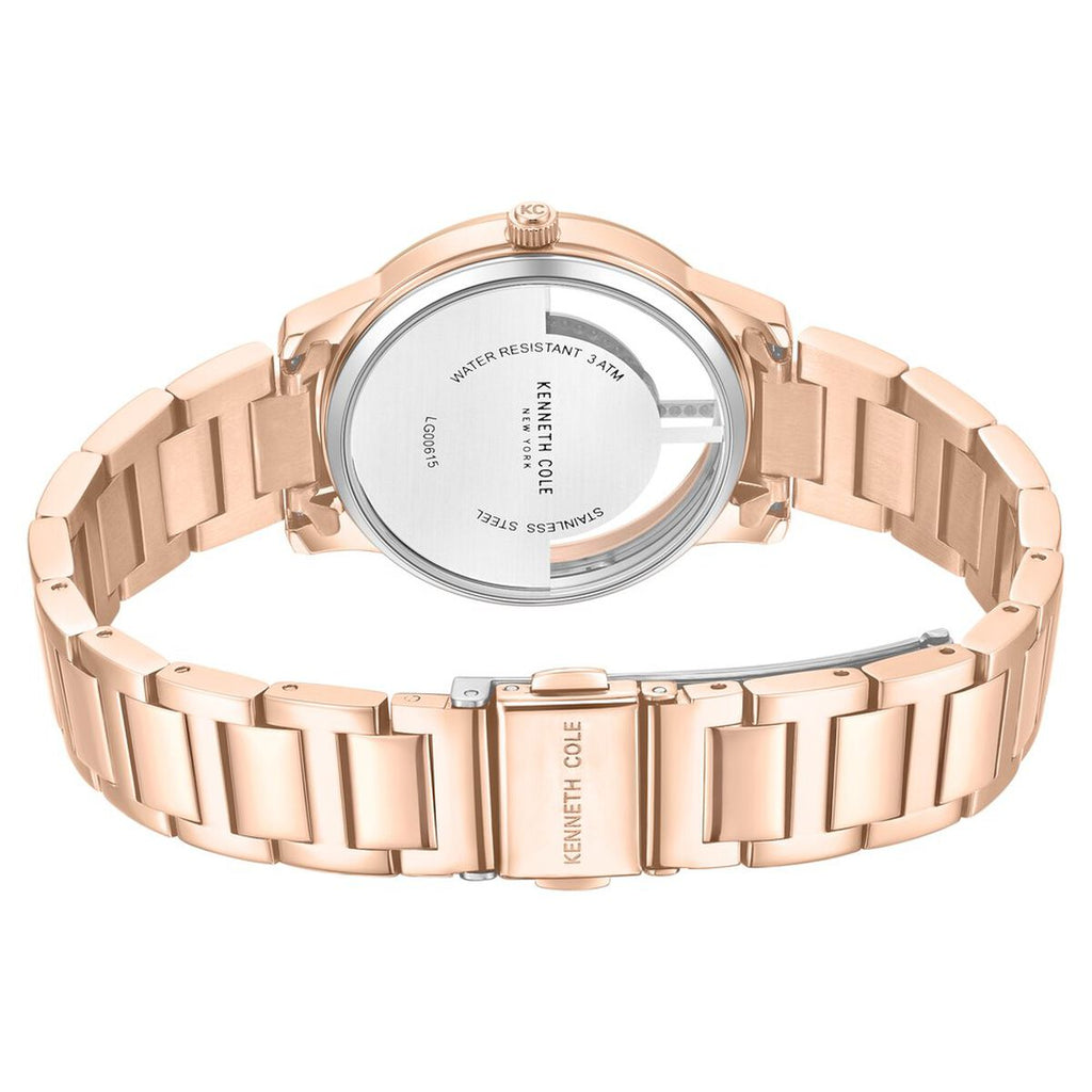 Kenneth Cole Mother of Pearl Dial Rose Gold Stainless Steel Strap Women's Watch KCWLG0061501LD - view 5