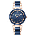 Kenneth Cole Blue Dial Blue Ceramic & Stainless Steel Strap Women's Watch KCWLG0062701LD - view 1
