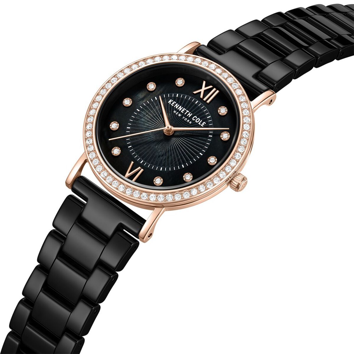 Kenneth Cole Black Dial Black Ceramic Strap Women's Watch KCWLG0062802LD - view 4