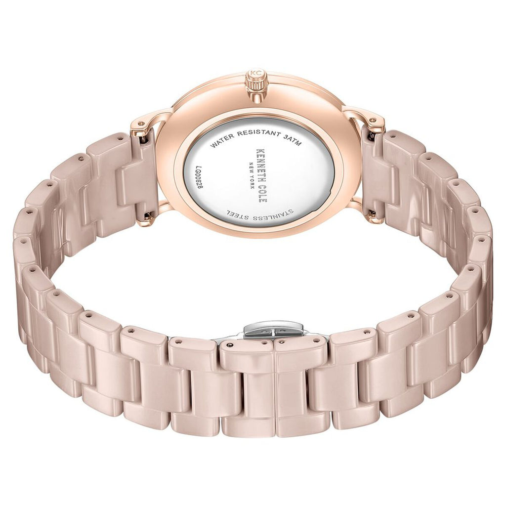 Kenneth Cole Grey Dial Brown Ceramic Strap Women's Watch KCWLG0062803LD - view 5