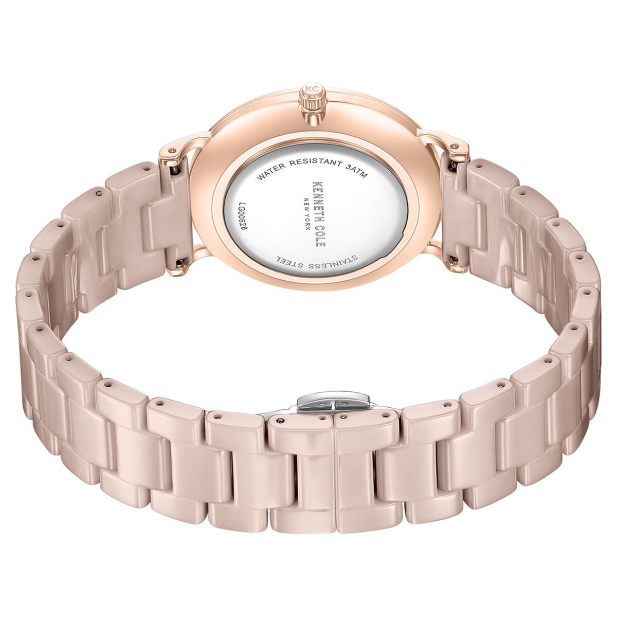 Kenneth Cole Grey Dial Brown Ceramic Strap Women's Watch KCWLG0062803LD - view 5