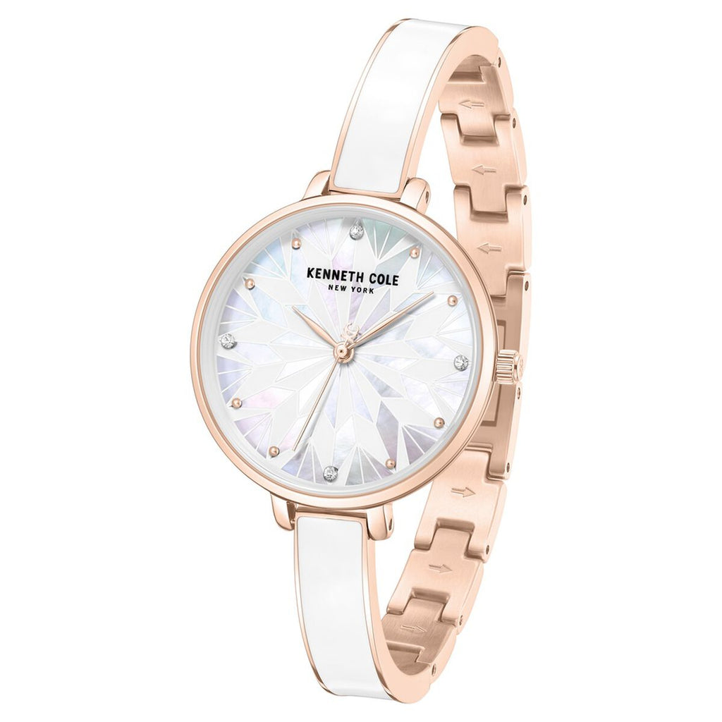 Kenneth Cole White Dial Rose Gold Stainless Steel Strap Kids' Watch KCWLG0068003LD - view 2