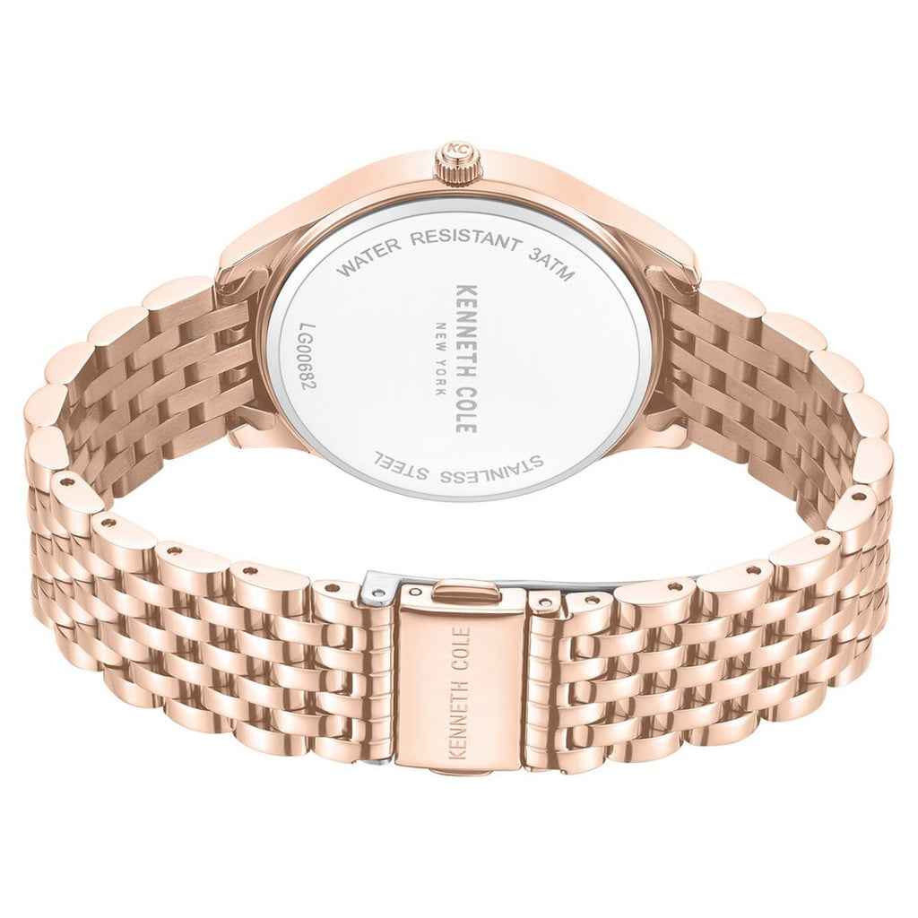 Kenneth Cole Maroon Dial Rose Gold Stainless Steel Strap Women's Watch KCWLG0068203LD - view 5