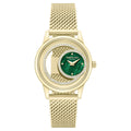 Kenneth Cole Green Mother of Pearl Dial Golden Stainless Steel Strap Women's Watch KCWLG0101301LDW - view 1