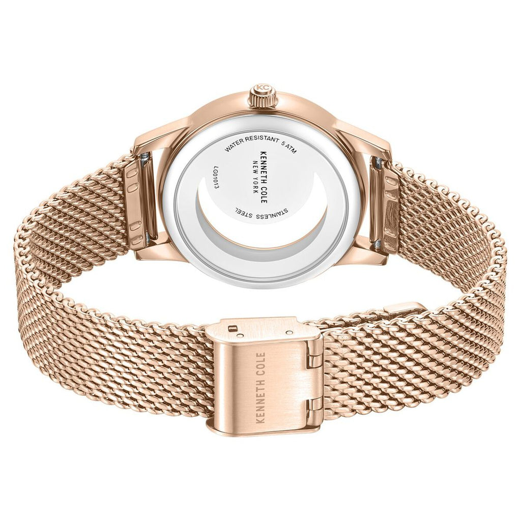 Kenneth Cole Mother of Pearl Dial Rose Gold Stainless Steel Strap Kids' Watch KCWLG0101302LDW - view 5