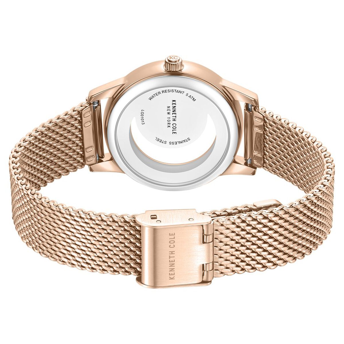 Kenneth Cole Mother of Pearl Dial Rose Gold Stainless Steel Strap Kids' Watch KCWLG0101302LDW - view 5