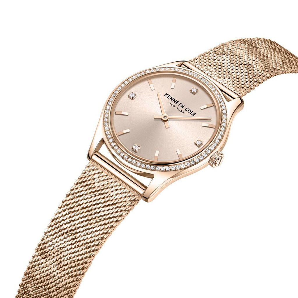 Kenneth Cole Rose Gold Dial Rose Gold Stainless Steel Strap Women's Watch KCWLG2222802LD - view 4