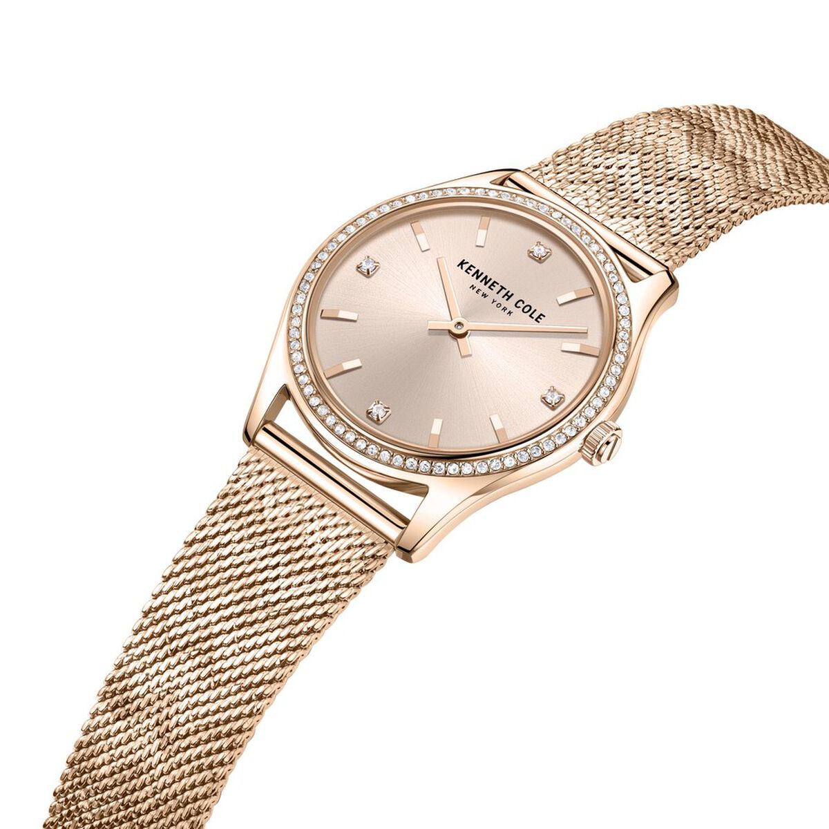 Kenneth Cole Rose Gold Dial Rose Gold Stainless Steel Strap Women's Watch KCWLG2222802LD - view 4