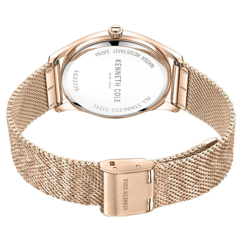 Kenneth Cole Rose Gold Dial Rose Gold Stainless Steel Strap Women's Watch KCWLG2222802LD - view 5