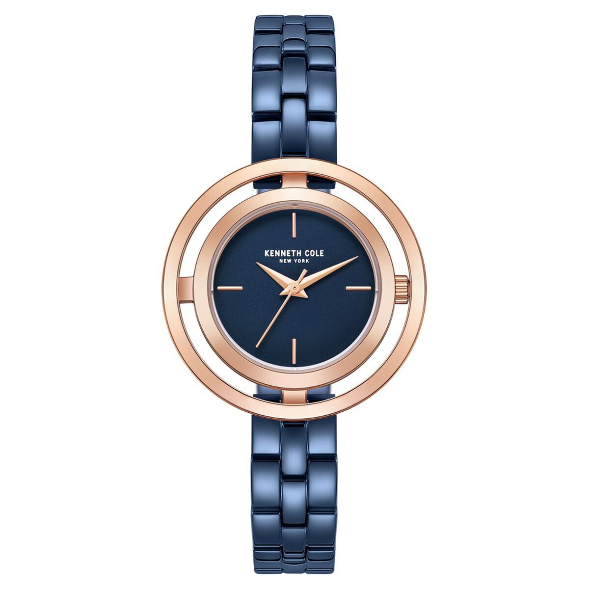 Kenneth Cole Blue Dial Blue Stainless Steel Strap Women's Watch KCWLG2237103LD - view 1