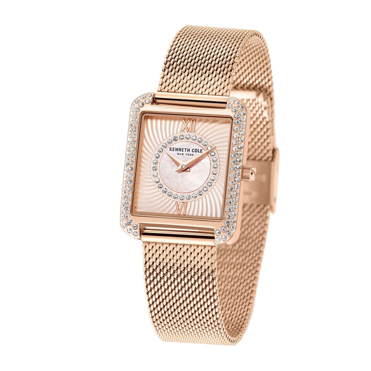 Kenneth Cole Silver Dial Rose Gold Stainless Steel Strap Women's Watch KCWLG2238002LD - view 2