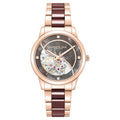 Kenneth Cole Brown MOP Dial Rose Gold Ceramic Strap Women's Watch KCWLY0101102LDW - view 1