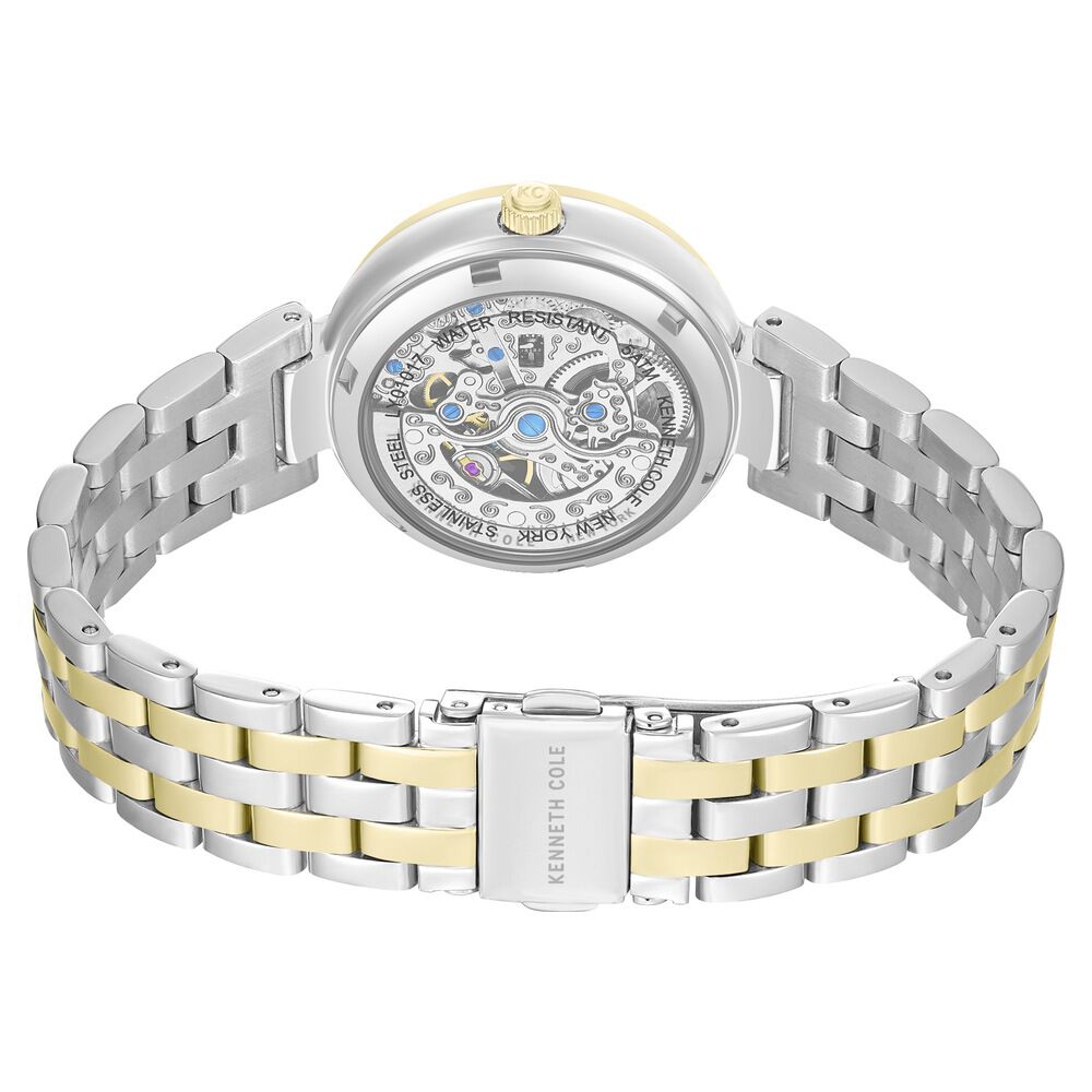 Kenneth Cole Mother Of Pearl Dial Two Tone Steel Strap Women's Watch KCWLY0101701LDW - view 5