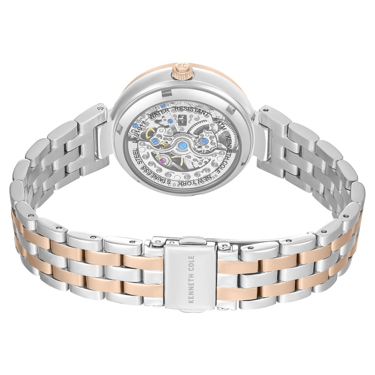 Kenneth Cole Mother of Pearl Dial Two Tone Stainless Steel Strap Women's Watch KCWLY0101702LDW - view 5