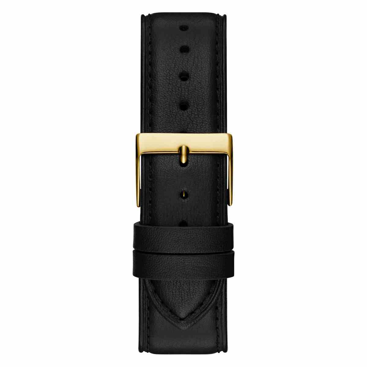 Guess Dex Green Dial Gold-Tone Black Leather Strap Men's Watch GW0846G1 - view 4