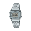Casio Vintage Clear Digital Dial Silver Stainless Steel Strap Women's Watch LA680WA-7 - view 1