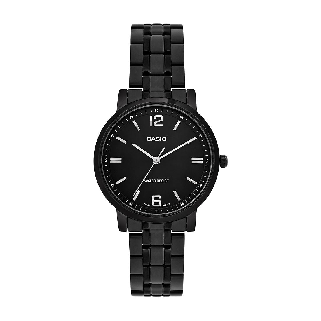 Casio Analog Black Dial Black Stainless Steel Strap Women's Watch LTP-SN5YB-1A - view 1