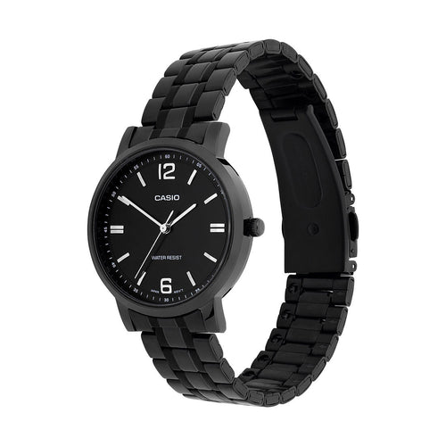 Casio Analog Black Dial Black Stainless Steel Strap Women's Watch LTP-SN5YB-1A - view 2