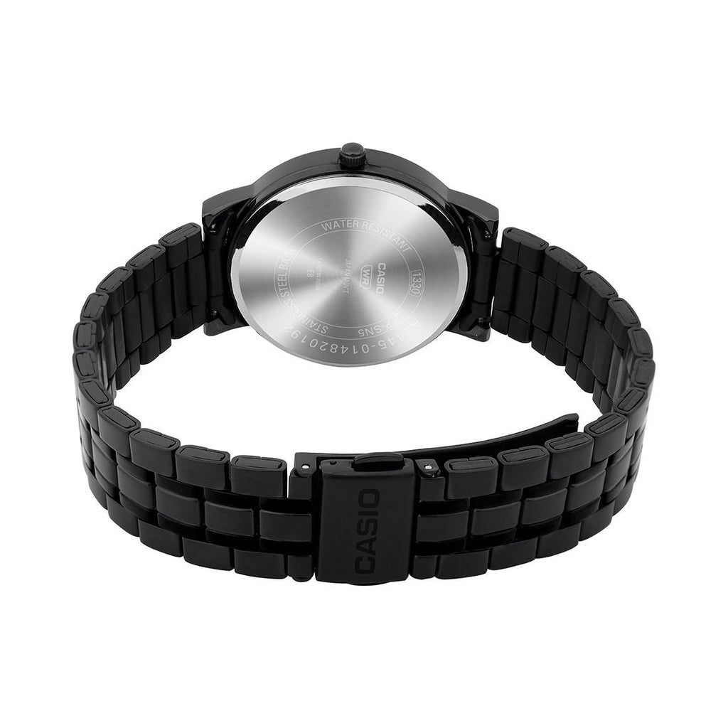 Casio Analog Black Dial Black Stainless Steel Strap Women's Watch LTP-SN5YB-1A - view 6