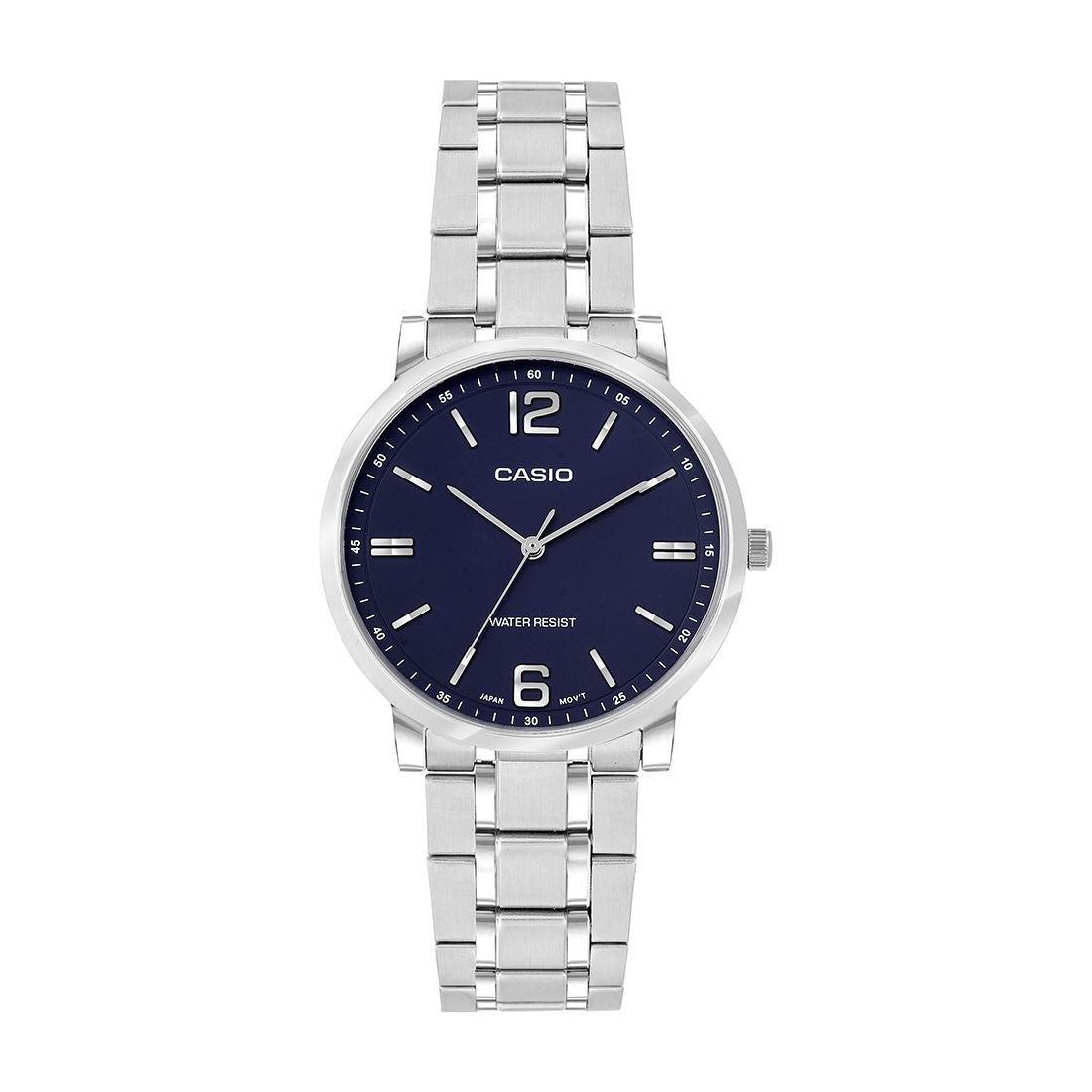 Casio Analog Blue Dial Silver Stainless Steel Strap Women's Watch LTP-SN5YD-2A - view 1