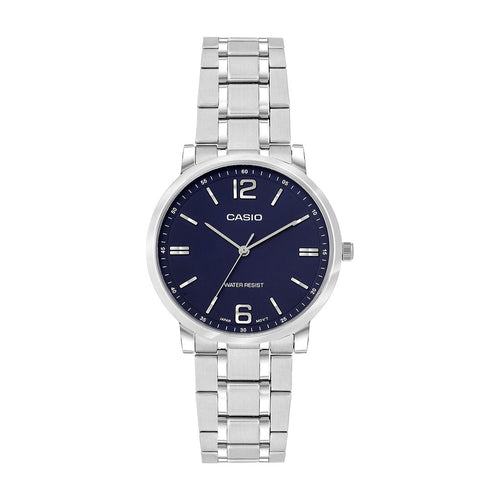 Casio Analog Blue Dial Silver Stainless Steel Strap Women's Watch LTP-SN5YD-2A - view 1