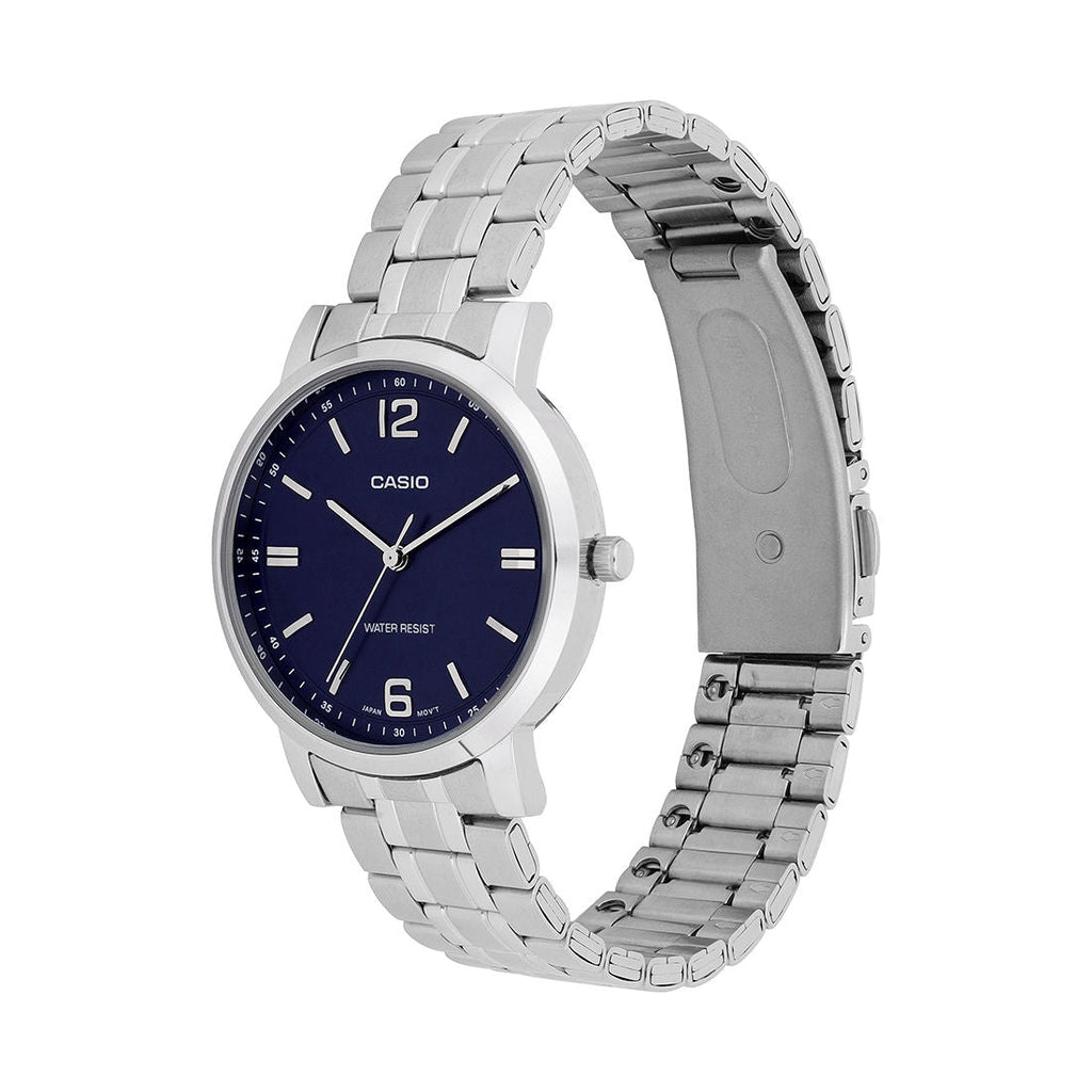Casio Analog Blue Dial Silver Stainless Steel Strap Women's Watch LTP-SN5YD-2A - view 2