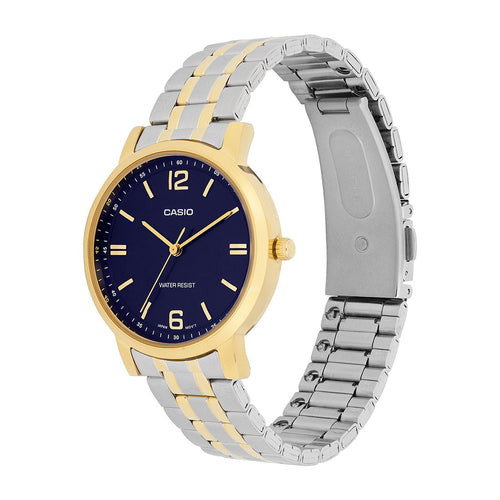 Casio Analog Dark Blue Dial Two-Tone Stainless Steel Strap Women's Watch LTP-SN5YSG-2A - view 2