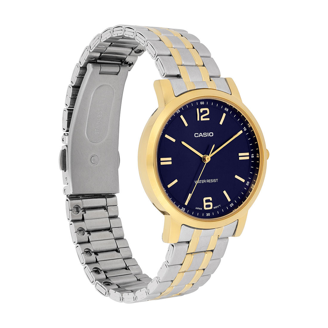 Casio Analog Dark Blue Dial Two-Tone Stainless Steel Strap Women's Watch LTP-SN5YSG-2A - view 3