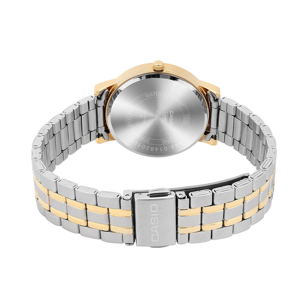 Casio Analog Dark Blue Dial Two-Tone Stainless Steel Strap Women's Watch LTP-SN5YSG-2A - view 6