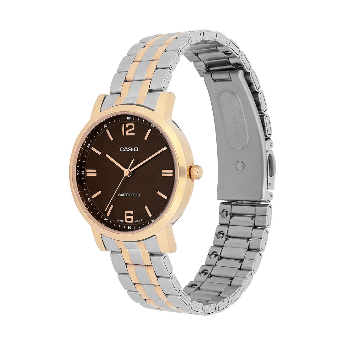Casio Analog Brown Dial Two-Tone Stainless Steel Strap Women's Watch LTP-SN5YSR-5A - view 2